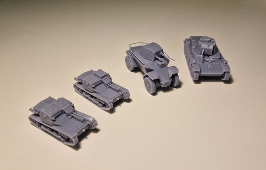 39M Csaba 1:72 - Resin-Bausatz eines ungarischen Panzerspähwagens aus dem 3D-Drucker