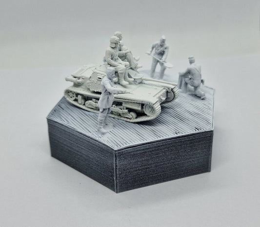 Panzerbesatzungen Regio Esercito Set 2 1:72 - Figurenset aus Resin im 3D-Druck