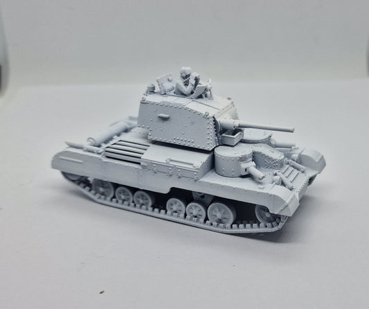 Cruiser Tank Mark I A9 1:72 - Britischer Resin-Bausatz aus dem 3D-Drucker
