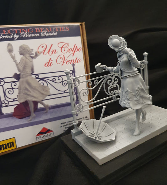 Ein Windstoß - 75-mm-Figur aus Resin zum Zusammenbauen und Bemalen