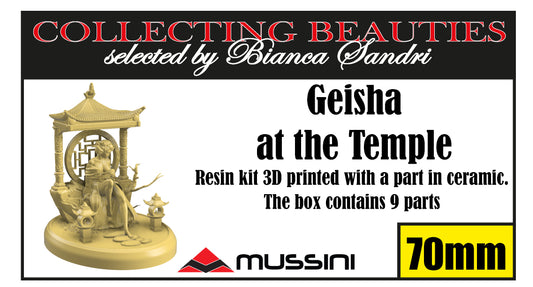 Geisha im Tempel - 75-mm-Resin-Figur zum Zusammenbauen und Bemalen