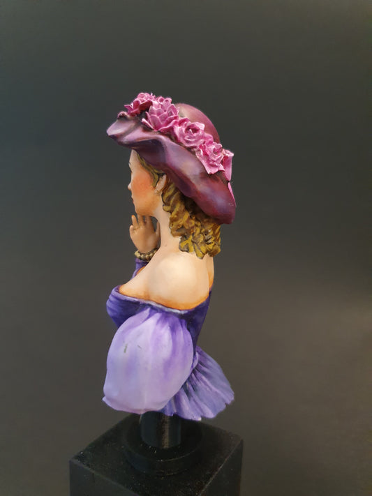 Mademoiselle Rose - Resin-Büste im Maßstab 1:10 zum Zusammenbauen und Bemalen