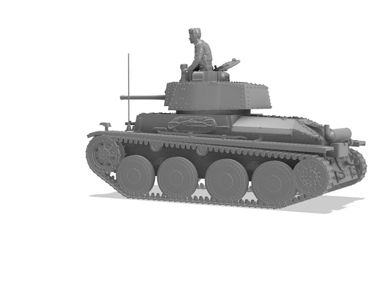 Panzerkampfwagen 38(t) 1:72 - Resin-Bausatz aus dem 3D-Drucker