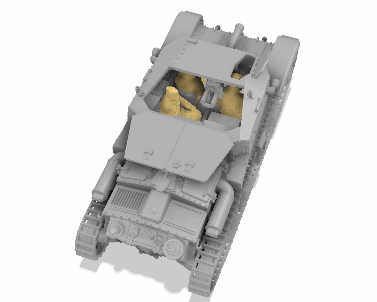 Semovente M40 da 75/18 1/72 - Maquette italienne résine 3D