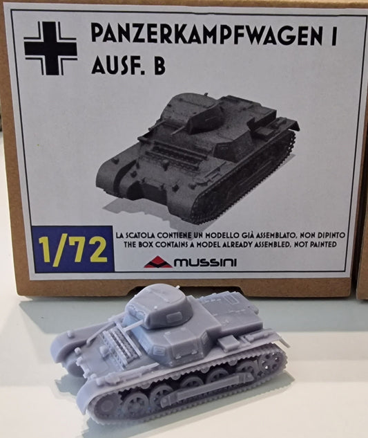Panzerkampfwagen I Ausf. B 1:72 - Resin-Bausatz aus dem 3D-Drucker