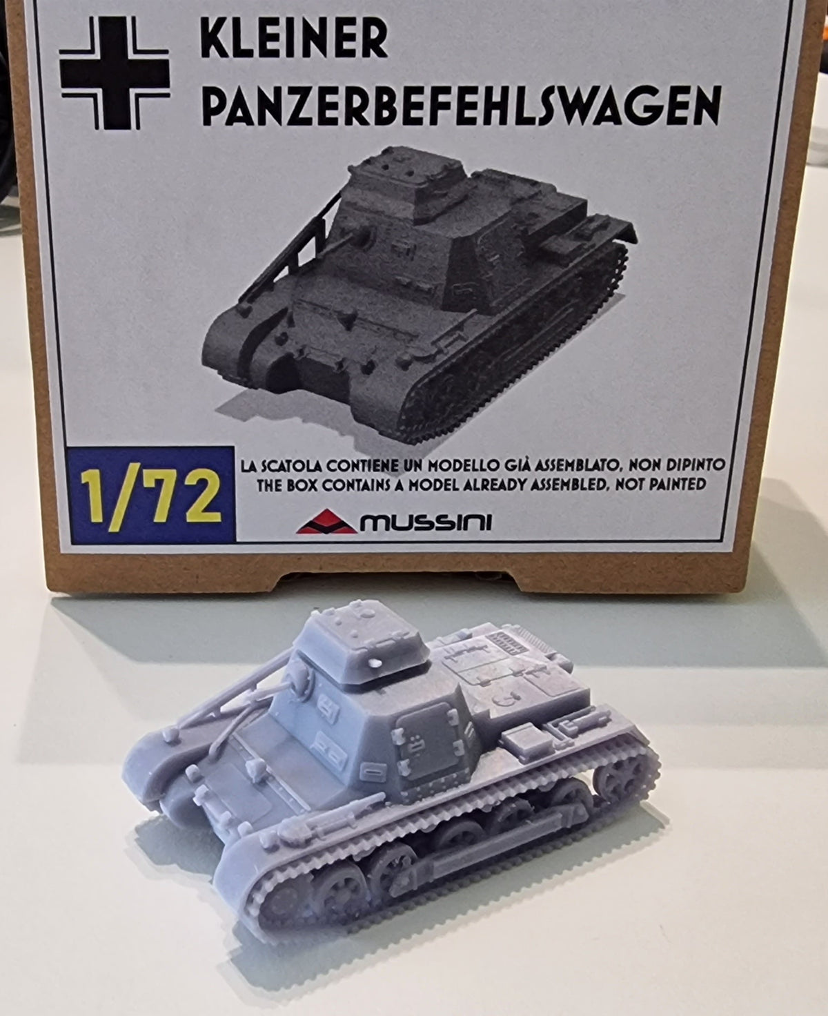 kleiner Panzerbefehlswagen 1:72 - Resin-Bausatz eines deutschen Fahrzeugs aus dem 3D-Drucker