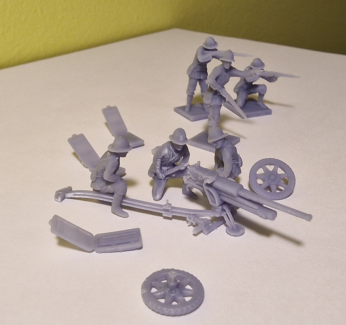 Regio Esercito Italian Infantry, Africa 1940 - 1/72 resin figure set