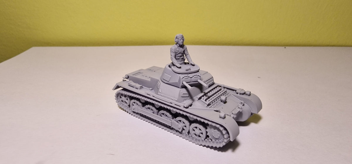 Panzerkampfwagen I Ausf. B 1:72 - Resin-Bausatz aus dem 3D-Drucker