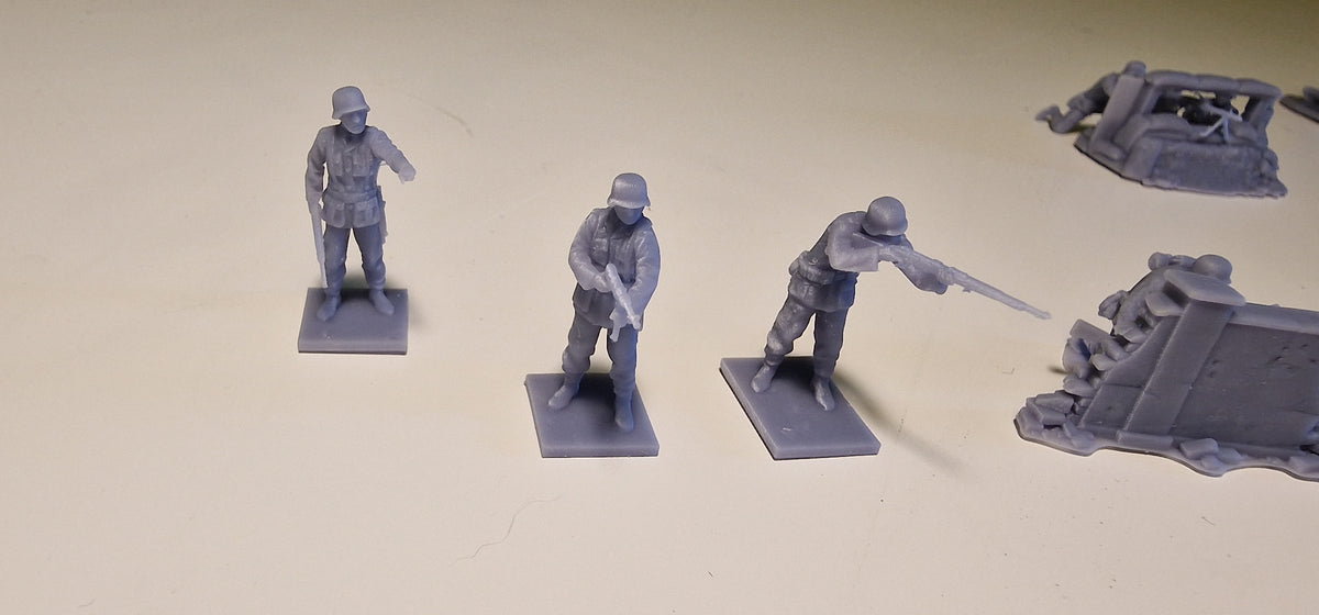 Infanterie Deutsches Afrika Korps 1:72 - Figurenset aus Resin im 3D-Druck
