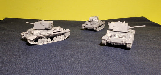 Cruiser Tank Mark II A10 1:72 - Britischer Resin-Bausatz aus dem 3D-Drucker