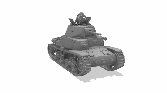Fiat-Ansaldo M13/40 II Serie 1:72 - Italienischer Resin-Bausatz aus dem 3D-Druck