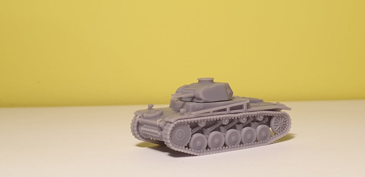 Panzerkampfwagen II Ausf. C 1/100 - Kit wargame 15 mm en résine (2 pièces)