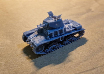 Fiat-Ansaldo M15/42 1:72 - Resin-Bausatz eines italienischen Panzers aus dem 3D-Drucker
