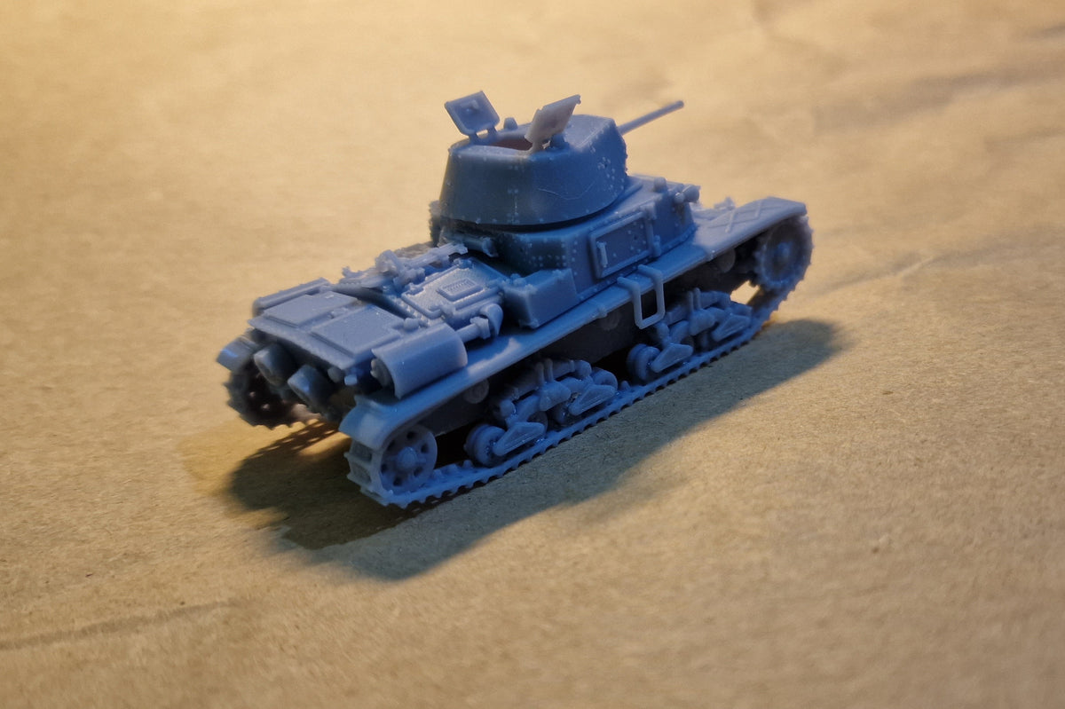 Fiat-Ansaldo M15/42 1:72 - Resin-Bausatz eines italienischen Panzers aus dem 3D-Drucker