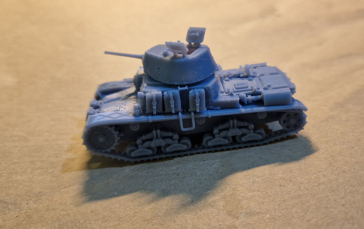 Fiat-Ansaldo M15/42 1:72 - Resin-Bausatz eines italienischen Panzers aus dem 3D-Drucker