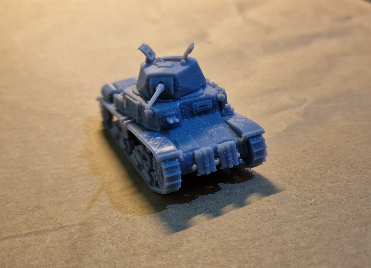 Fiat-Ansaldo M15/42 1:72 - Resin-Bausatz eines italienischen Panzers aus dem 3D-Drucker