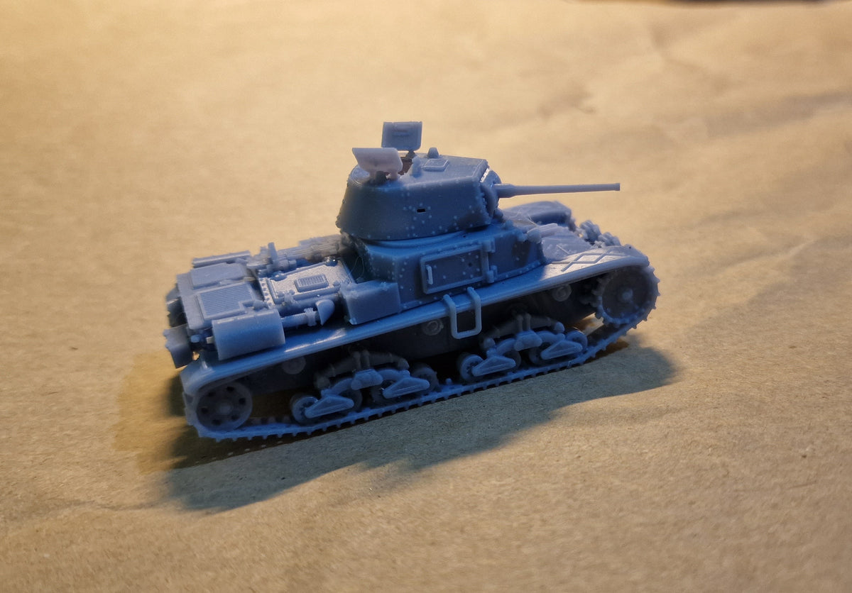 Fiat-Ansaldo M15/42 1:72 - Resin-Bausatz eines italienischen Panzers aus dem 3D-Drucker
