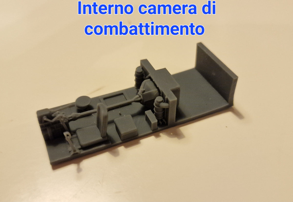 Semovente M40 da 75/18 1/72 - Maquette italienne résine 3D