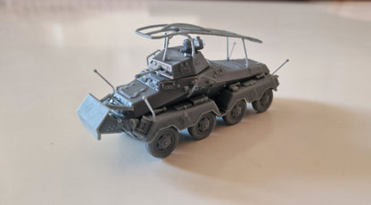 Sd.Kfz. 232 Achtrad 1/72 - Maquette automitrailleuse résine 3D