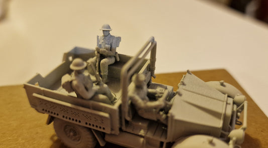 CS8 Morris 1:72 - Resin-Bausatz eines britischen Lkw aus dem 3D-Drucker