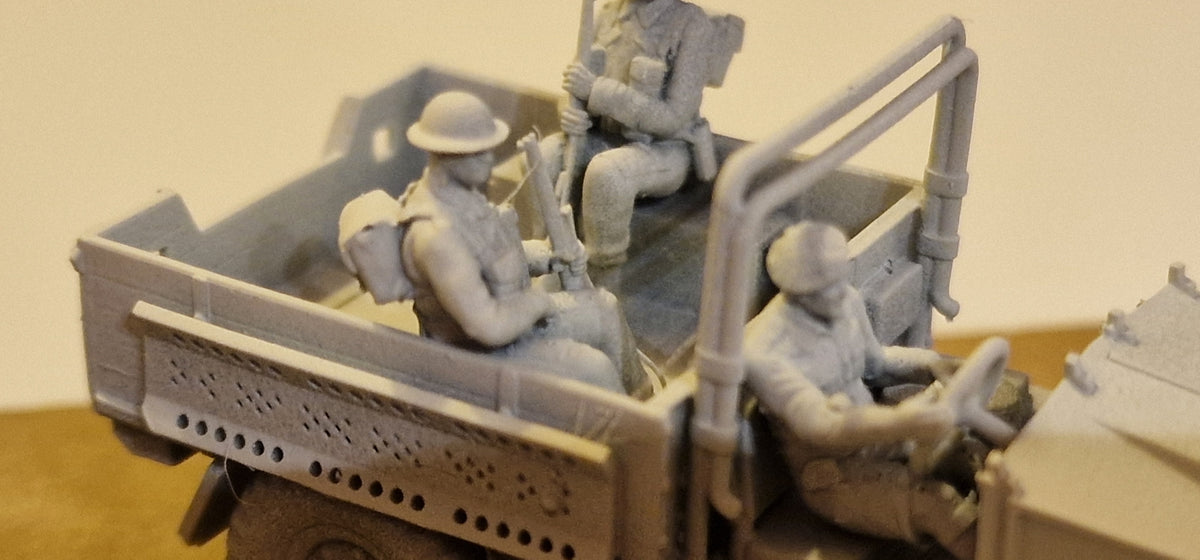 CS8 Morris 1/72 - Maquette de camion britannique en résine impression 3D