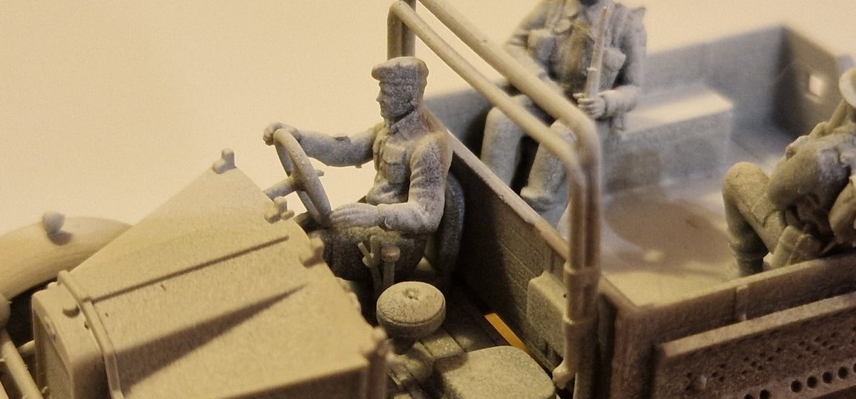 CS8 Morris 1/72 - Maquette de camion britannique en résine impression 3D