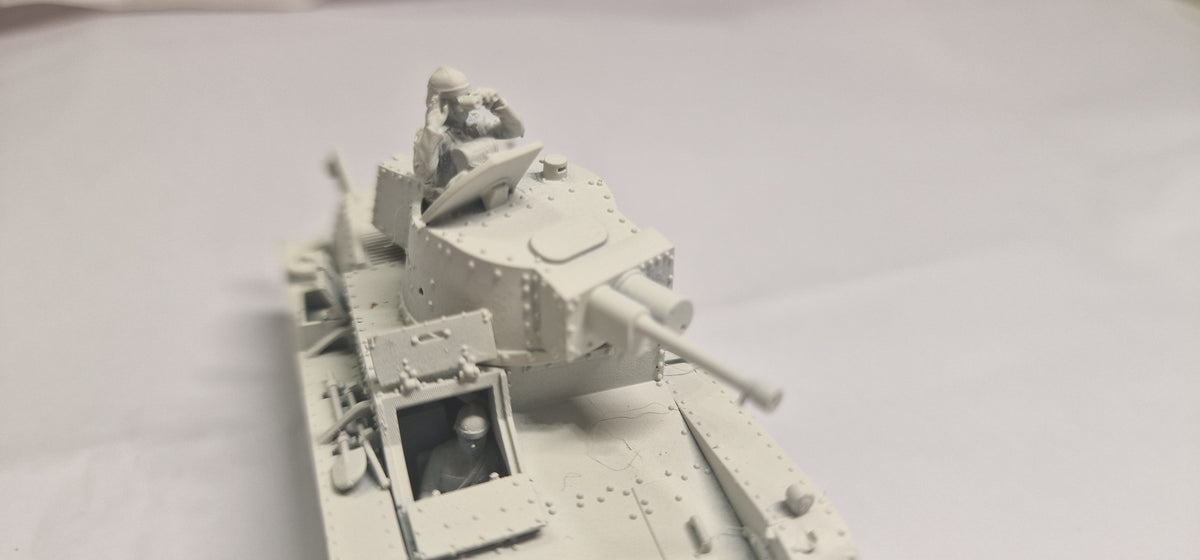 7TP 1:72 - Resin-Bausatz eines polnischen Panzers aus dem 3D-Drucker