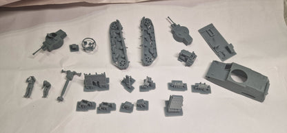 7TP 1:72 - Resin-Bausatz eines polnischen Panzers aus dem 3D-Drucker