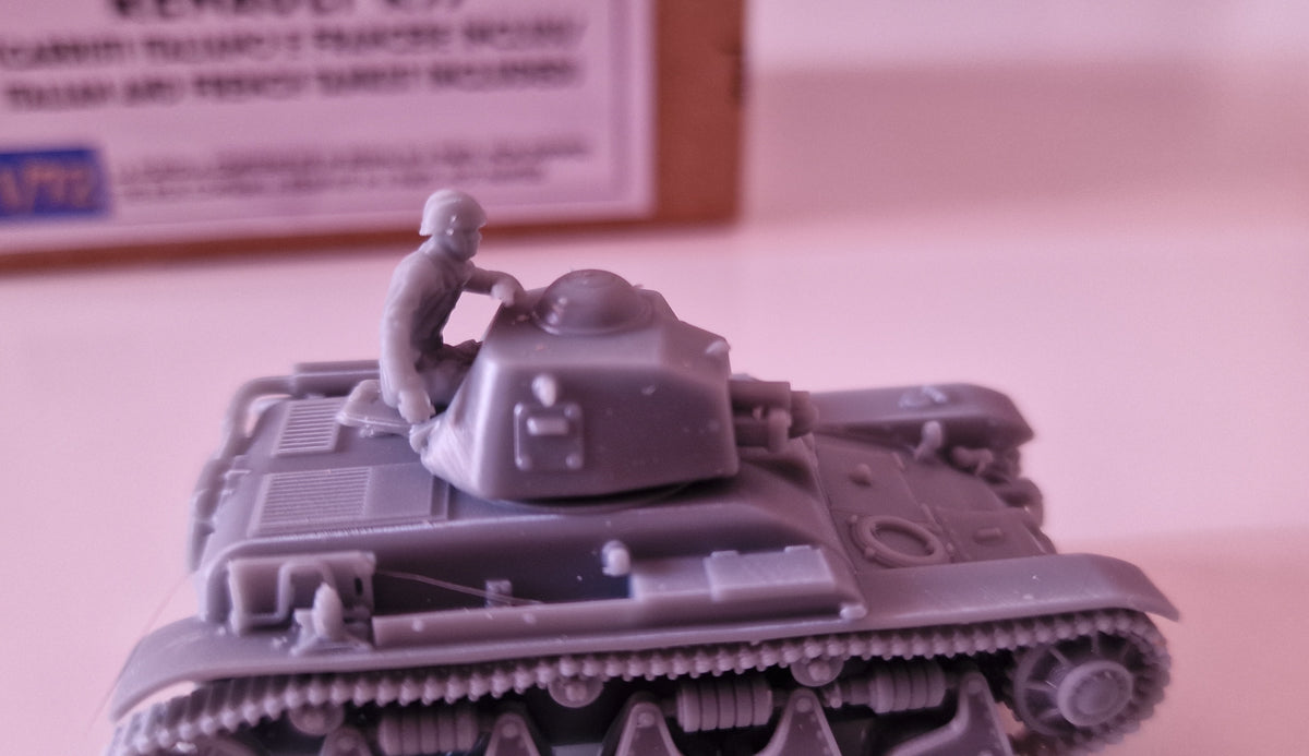Renault R35 1/72 - Maquette char français résine 3D