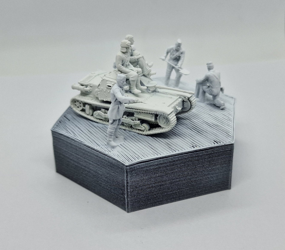 Panzerbesatzungen Regio Esercito Set 2 1:72 - Figurenset aus Resin im 3D-Druck