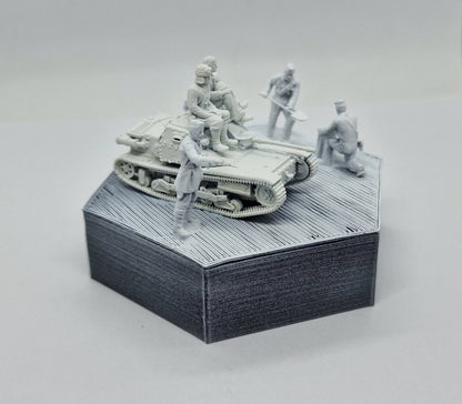 Panzerbesatzungen Regio Esercito Set 2 1:72 - Figurenset aus Resin im 3D-Druck