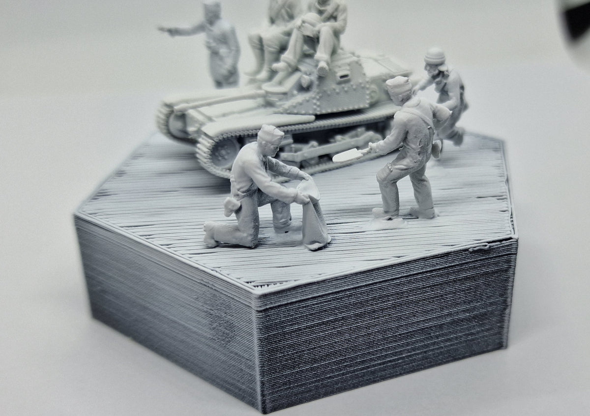 Panzerbesatzungen Regio Esercito Set 2 1:72 - Figurenset aus Resin im 3D-Druck