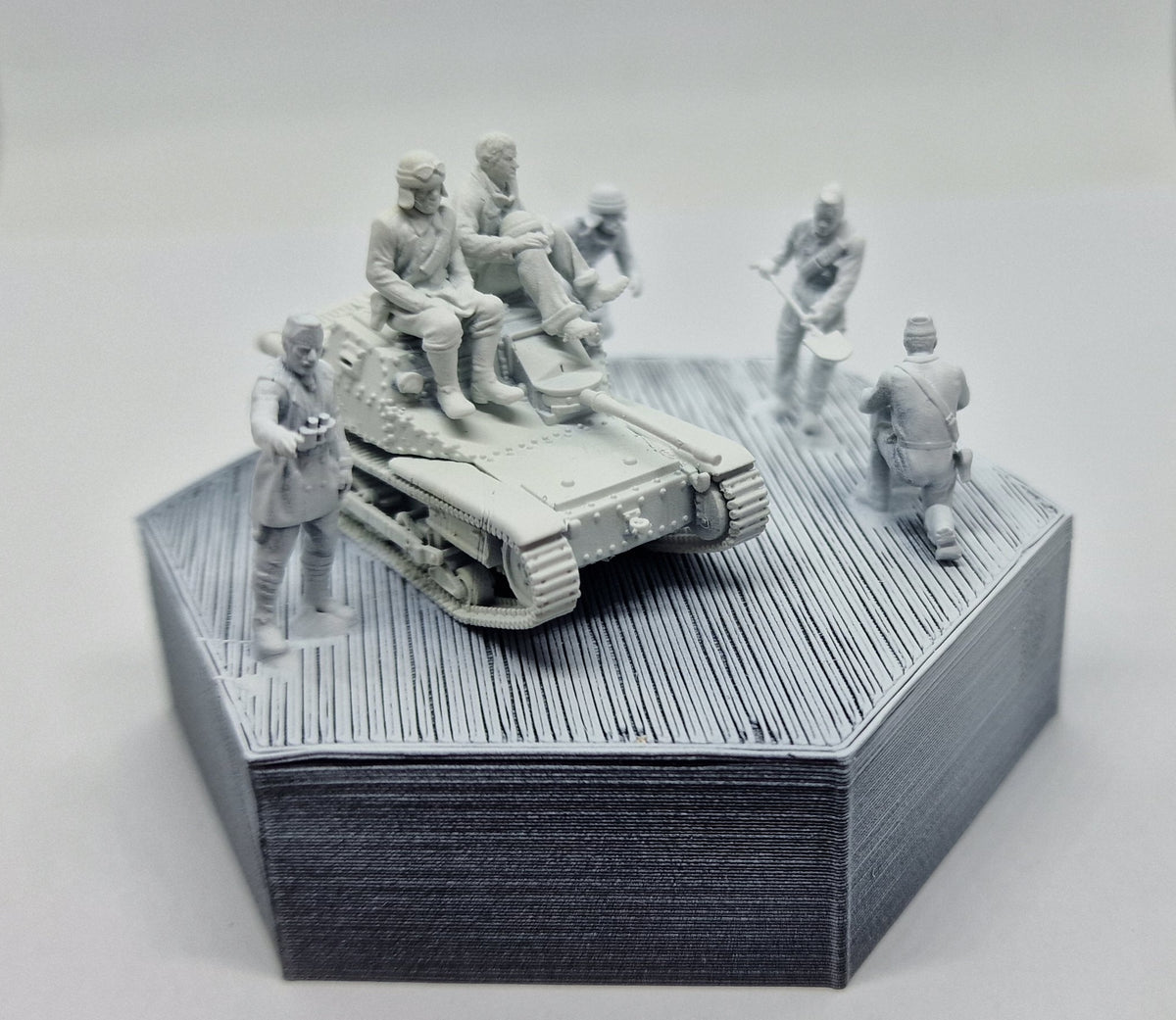 Panzerbesatzungen Regio Esercito Set 2 1:72 - Figurenset aus Resin im 3D-Druck