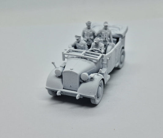 Horch 901 1:72 - Resin-Bausatz deutsches Fahrzeug aus dem 3D-Drucker