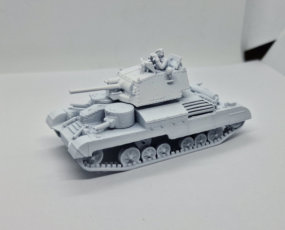 Cruiser Tank Mark I A9 1:72 - Britischer Resin-Bausatz aus dem 3D-Drucker