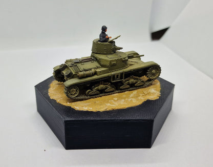 Fiat-Ansaldo M11/39 1:72 - Resin-Bausatz eines italienischen Panzers aus dem 3D-Drucker