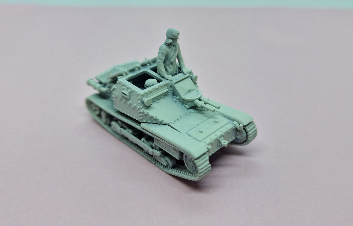 Carro Veloce L3/35 avec équipage 1/72 - Maquette en résine imprimée en 3D