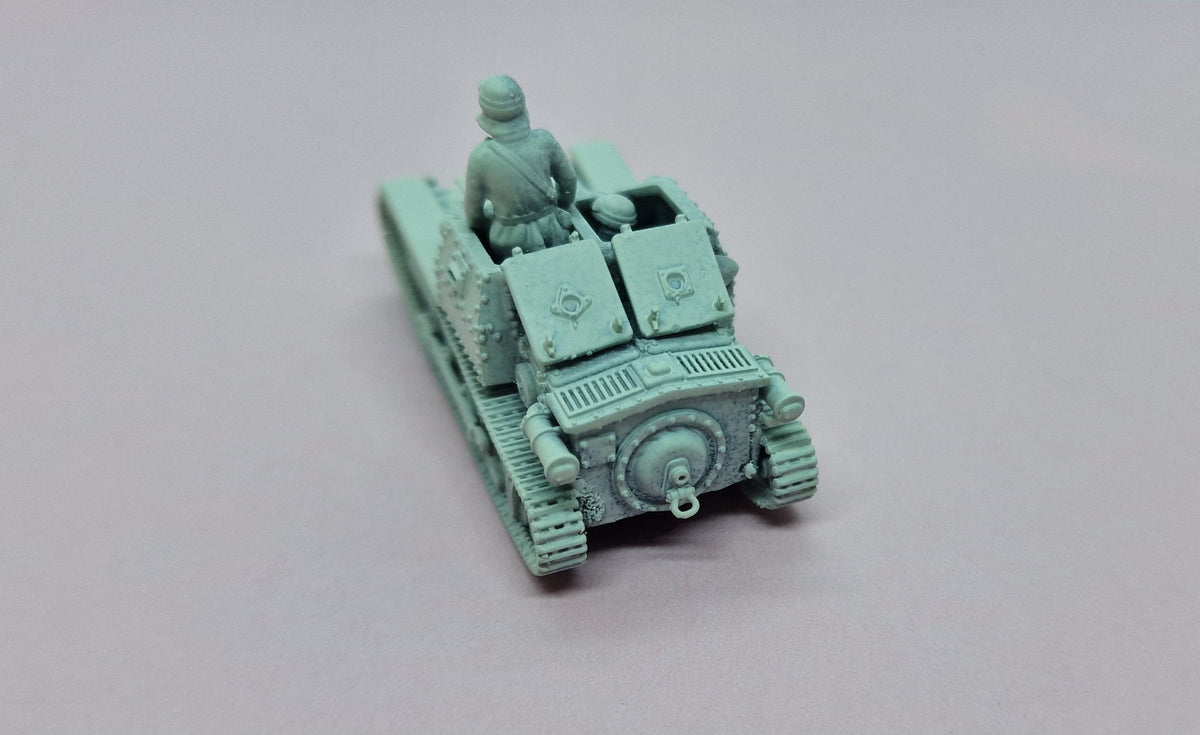 Carro Veloce L3/35 avec équipage 1/72 - Maquette en résine imprimée en 3D