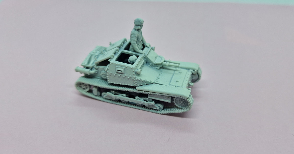 Carro Veloce L3/35 avec équipage 1/72 - Maquette en résine imprimée en 3D