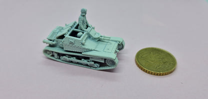 Carro Veloce L3/35 avec équipage 1/72 - Maquette en résine imprimée en 3D