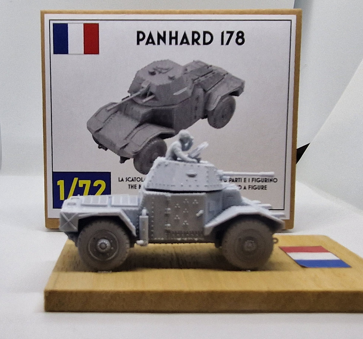 Panhard 178 1:72 - Französischer Panzerspähwagen, Resin-Bausatz aus dem 3D-Drucker
