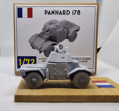 Panhard 178 1:72 - Französischer Panzerspähwagen, Resin-Bausatz aus dem 3D-Drucker