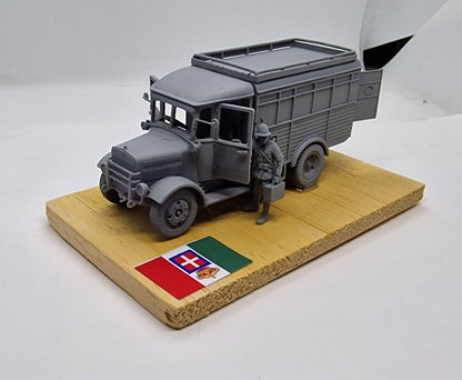 Sanitätswagen SPA 38R 1:72 - Militär-Resin-Bausatz aus dem 3D-Drucker