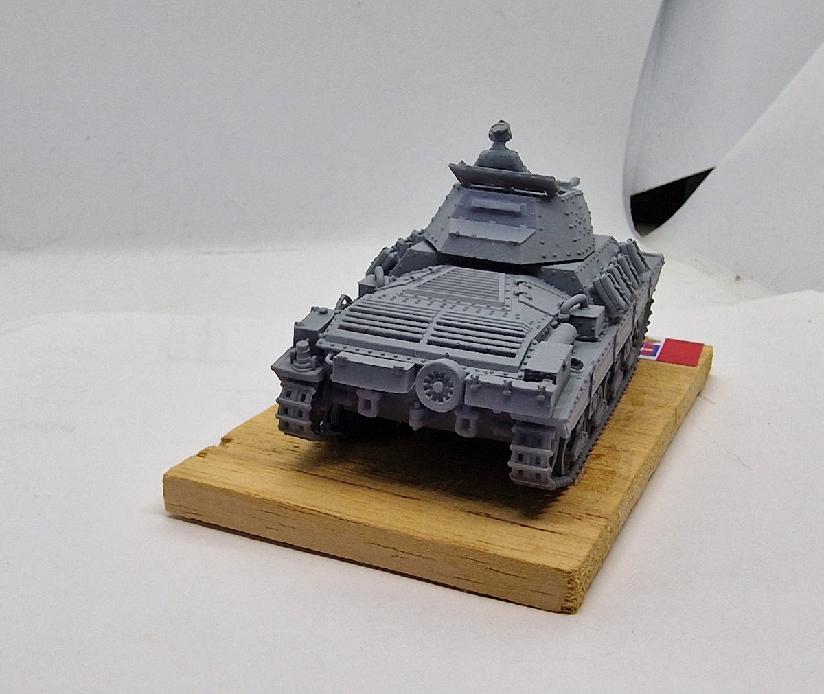 Fiat-Ansaldo P26/40 1:72 - Italienischer Panzer, Resin-Bausatz aus dem 3D-Drucker