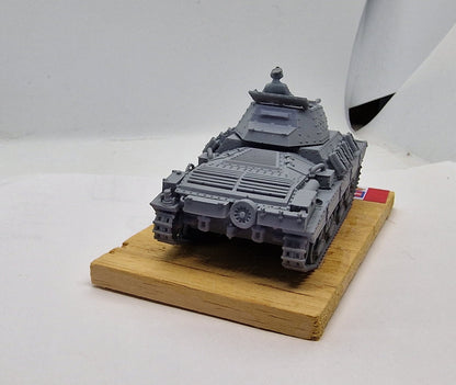 Fiat-Ansaldo P26/40 1:72 - Italienischer Panzer, Resin-Bausatz aus dem 3D-Drucker