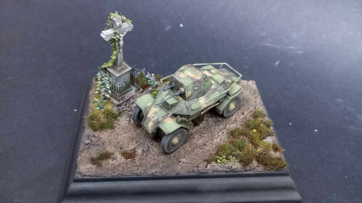 39M Csaba 1:72 - Resin-Bausatz eines ungarischen Panzerspähwagens aus dem 3D-Drucker