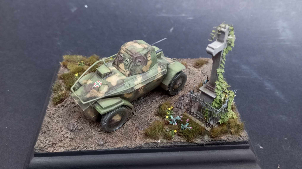 39M Csaba 1:72 - Resin-Bausatz eines ungarischen Panzerspähwagens aus dem 3D-Drucker