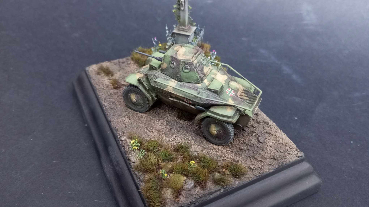 39M Csaba 1:72 - Resin-Bausatz eines ungarischen Panzerspähwagens aus dem 3D-Drucker