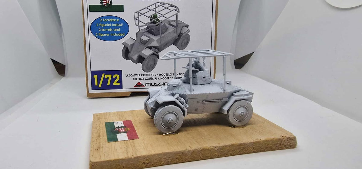 40M Csaba 1:72 - Ungarischer Panzerspähwagen, Resin-Bausatz aus dem 3D-Drucker
