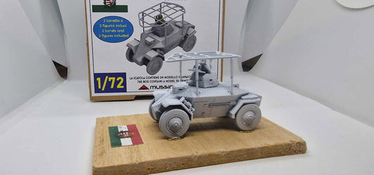40M Csaba 1:72 - Ungarischer Panzerspähwagen, Resin-Bausatz aus dem 3D-Drucker